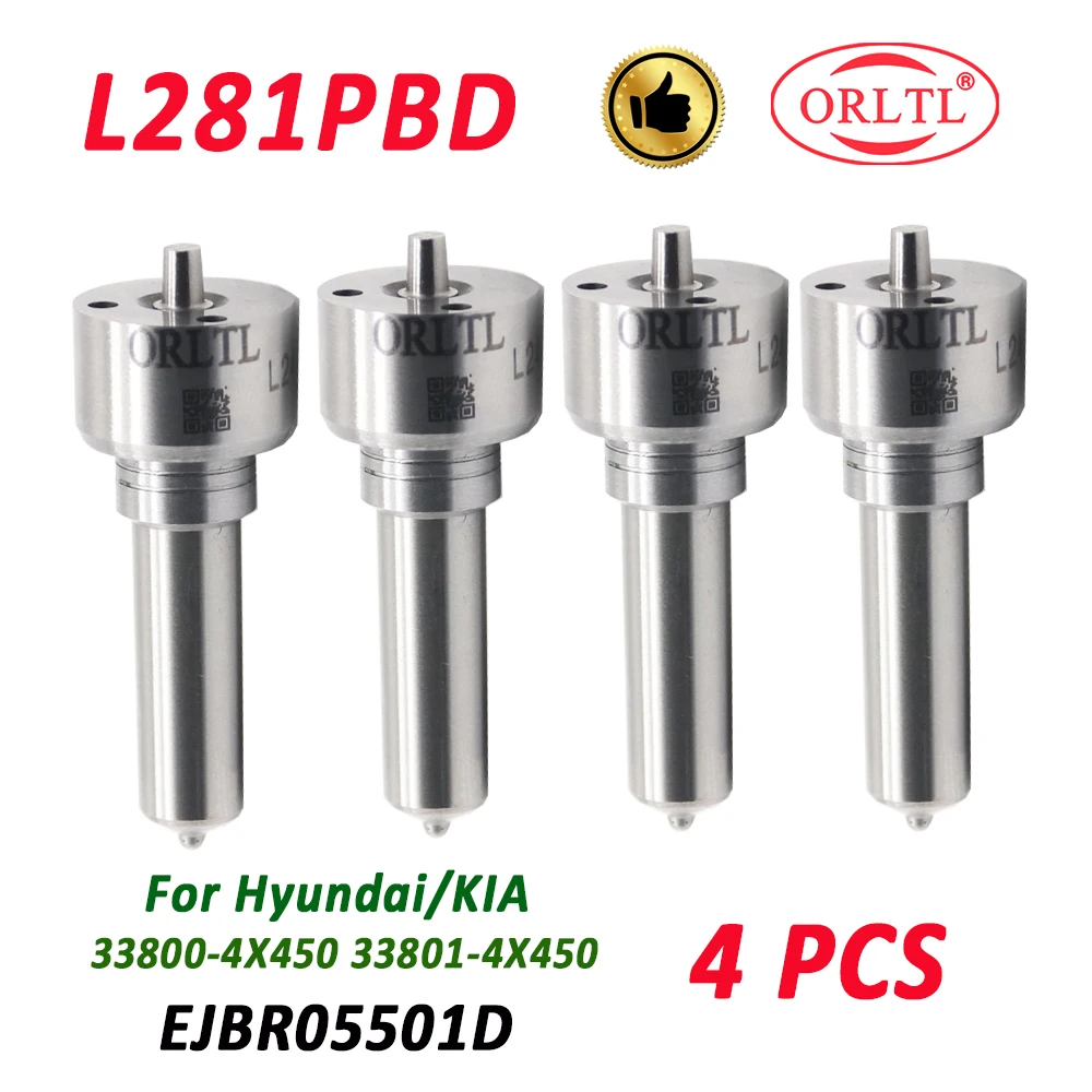 

NEW EJBR05501D Diesel Injector Nozzle L281PBD Fuel Oil Nozzle L281PRD Injection for KIA Euro 4 Delphi 33800-4X450 33801-4X450