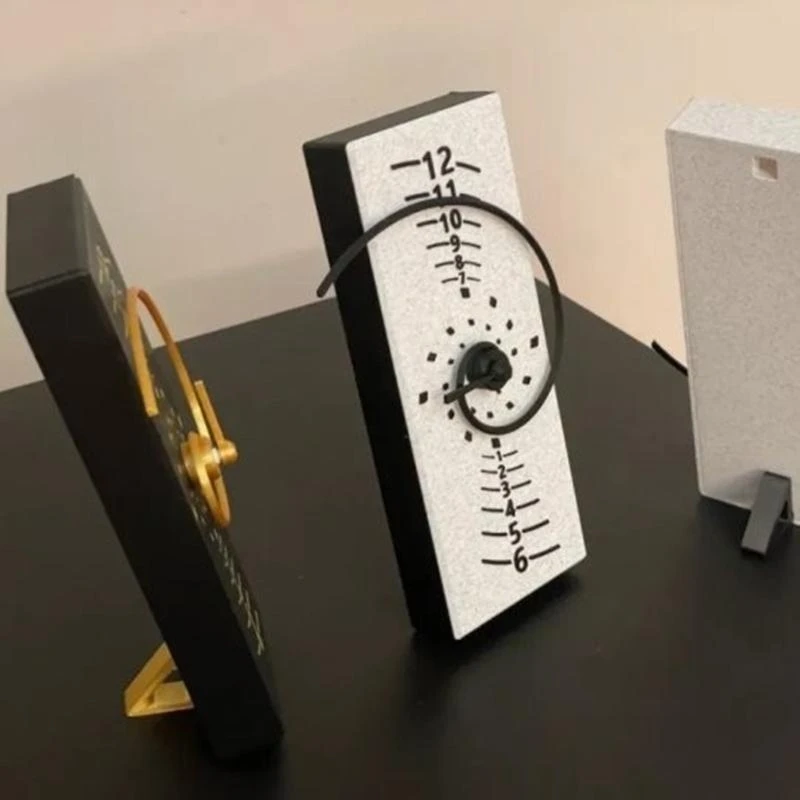 LX0C Modern Fibonaccis Spirals Wall Clock no para amante los técnicos y ventilador diseño