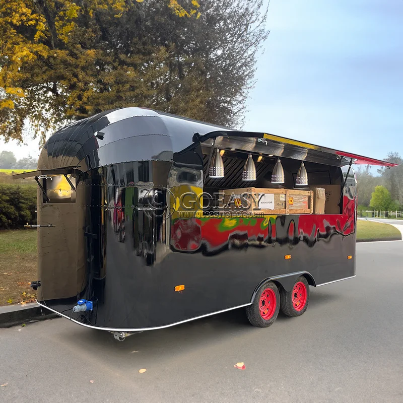 

Coffee Food Truck Hot Dog Carts Mobile Food Trucks for sale Street Electric Snack Vending Equipment Van