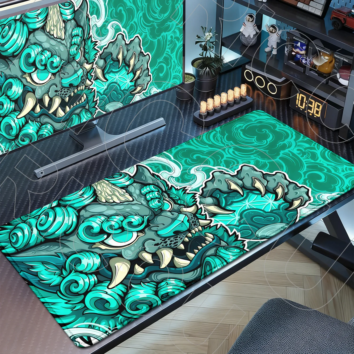 

XXL Gaming Mouse Pad Large Lion Gamer Mousepad Computer Gaming Carpet Desk Mat 40X80CM Natural Rubber Keyboard anti-fouling Mat