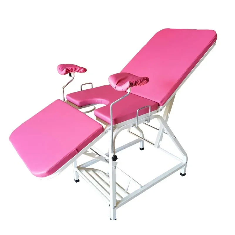 Factory Price Delivery Bed/Chairs Manual Simple Metal Gynecological exam bed Portable Obstetric delivery table