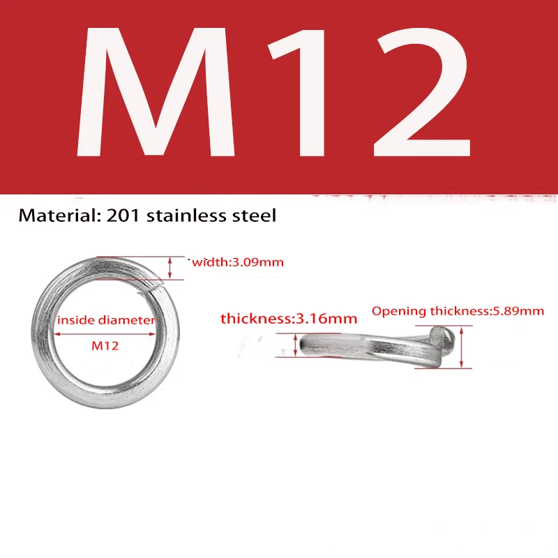 1–5 Stück DIN912 M12 M14 M16 Edelstahl Sechskant Innensechskant Innensechskantschraube – Detail 4