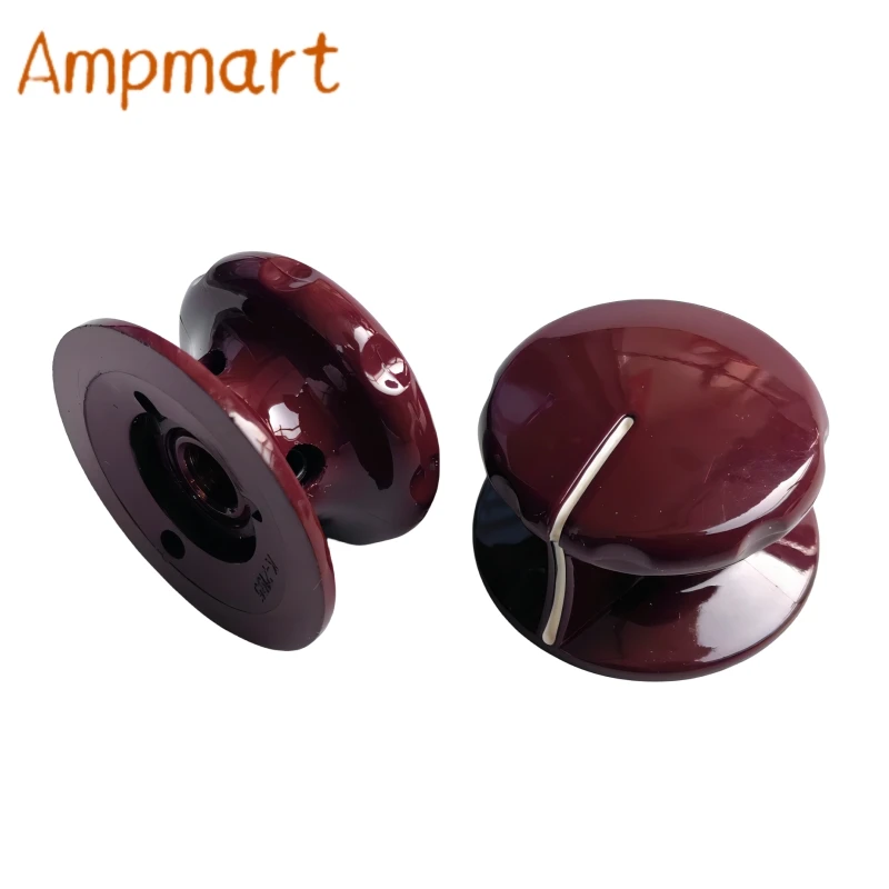 K-2195 Guitar Amplifier Volume Adjustment Knob HIFI CD Player Bakelite Knob 32.5X20MM  Inner Hole 6.4MM