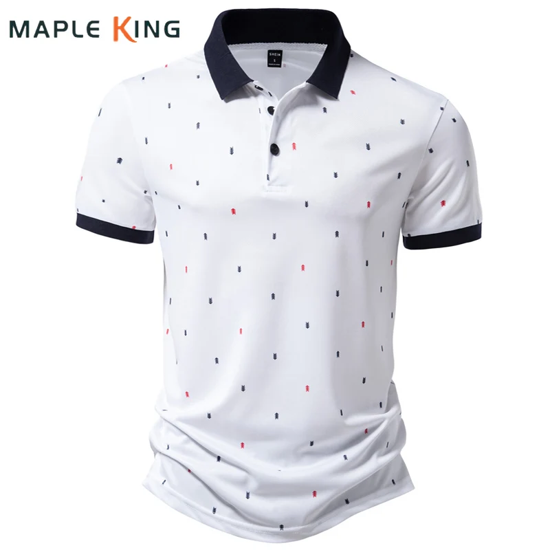

Летние дизайнерские мужские поло Homme Golf Wear 2025 Роскошные забавные рубашки поло с короткими рукавами и принтом рыбьих костей Мужские футболки Camiseta