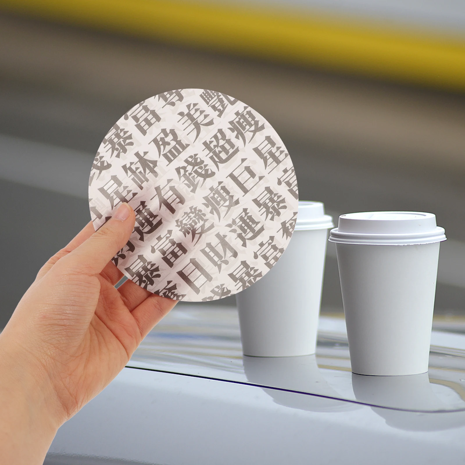 

100pcs Cup Sealer Film Leakproof Paper Gasket Anti-Leak Protection Pads for Beverage Coffee Cups Sealing Paper for Kitchen