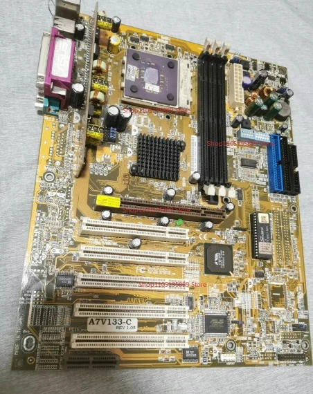

For ASUS A7V133-C REV 1.05 Main Board Socket A KT133A Support Athlon XP