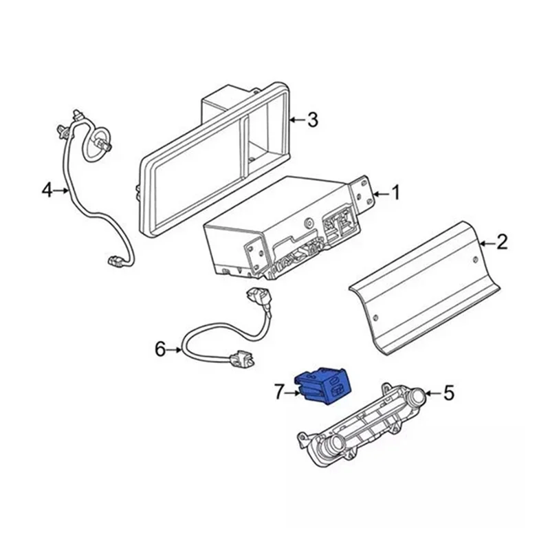 

For Ford F-150 Expedition Bronco ML3Z-19A387-D ML3Z-14F014-AB LB5Z-19387-C USB Type-C Multimedia Interface Module
