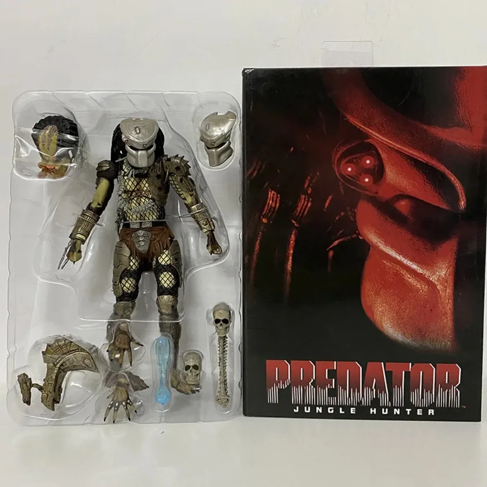 متوفر في المخزون NECA Jungle Hunter Predator شخصيات كرتونية غريبة نموذج قابل للجمع ديكور منزلي متحرك ألعاب أعياد الميلاد #3