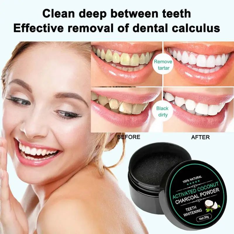 Creme dental de bambu natural, limpeza profunda, clareamento, remove fumantes, removedor de manchas, cuidados de saúde bucal, 30g