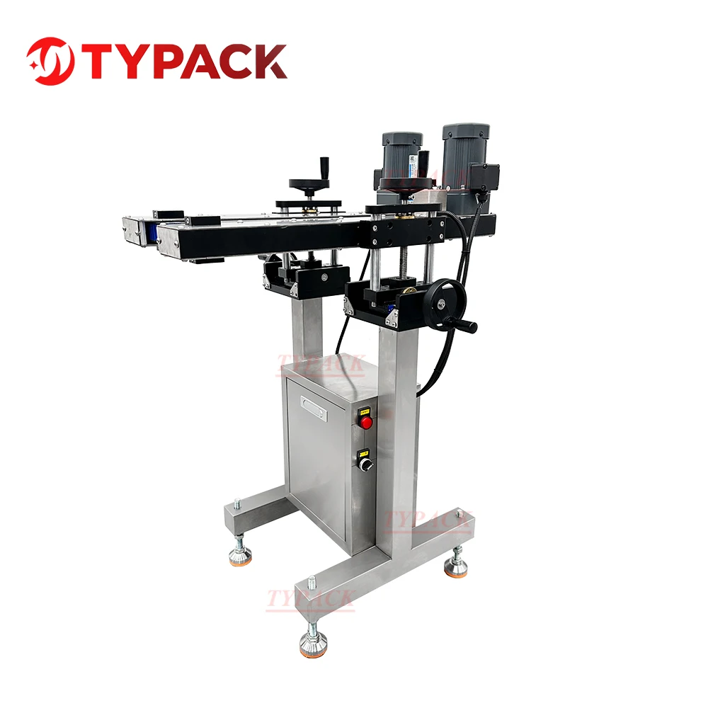 Clamping Bottle Conveying Machine Bottomless Side Transfer Belt Conveyor for Bottle Bottom Inkjet Printing