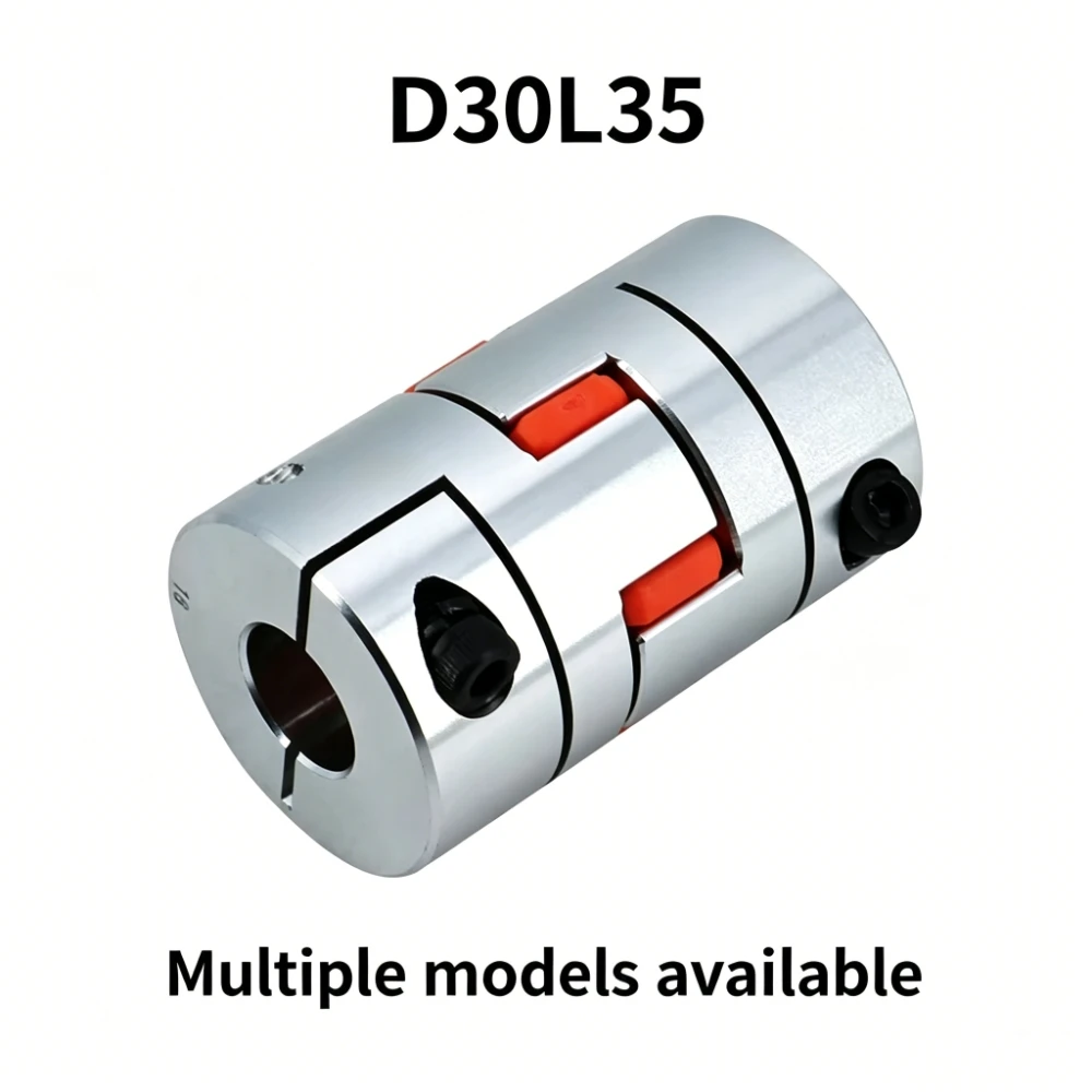LF Three Jaw D30L35 Coupler Aluminium Plum Flexible Shaft Coupling Stepper Motor Connector CNC 6/6.35/8/10/12/12.7/14/16mm