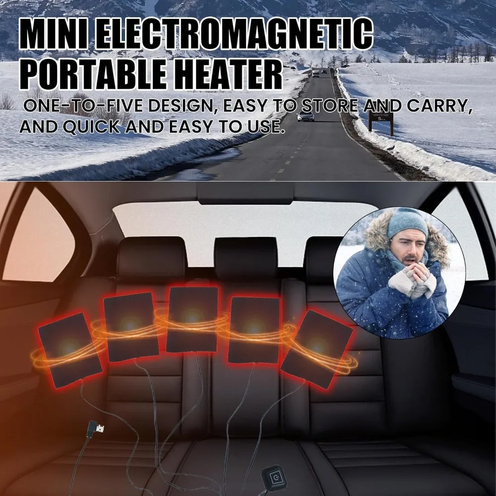 Heater Snow Removal Device Snow Melting Melting Warmth Keeping Mini Electromagnetic Heater Heating Elements