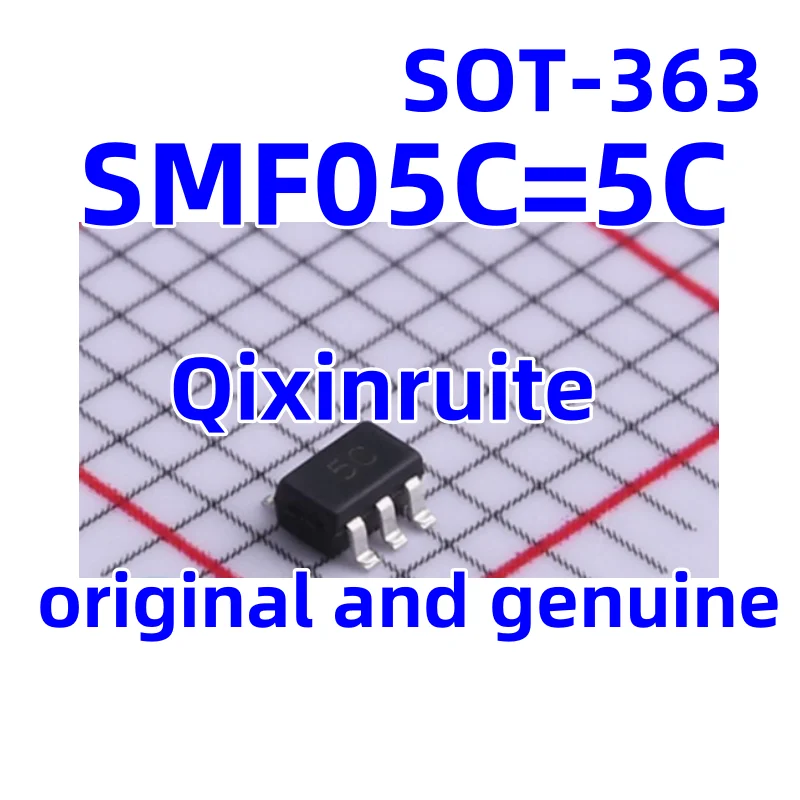 Qixinruite  New original SMF05C=5C SOT-363 electrostatic and surge protection (TVS/ESD) integrated circuit chip IC