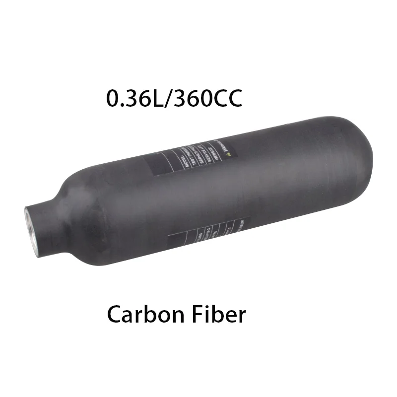 ALSAFE 300BAR/4500PSI 0.36L Carbon Fiber Cilindro M18*1.5 Scuba CO2 Soda Water Air Tank Diving Aquarium Gas Cylinder Matte