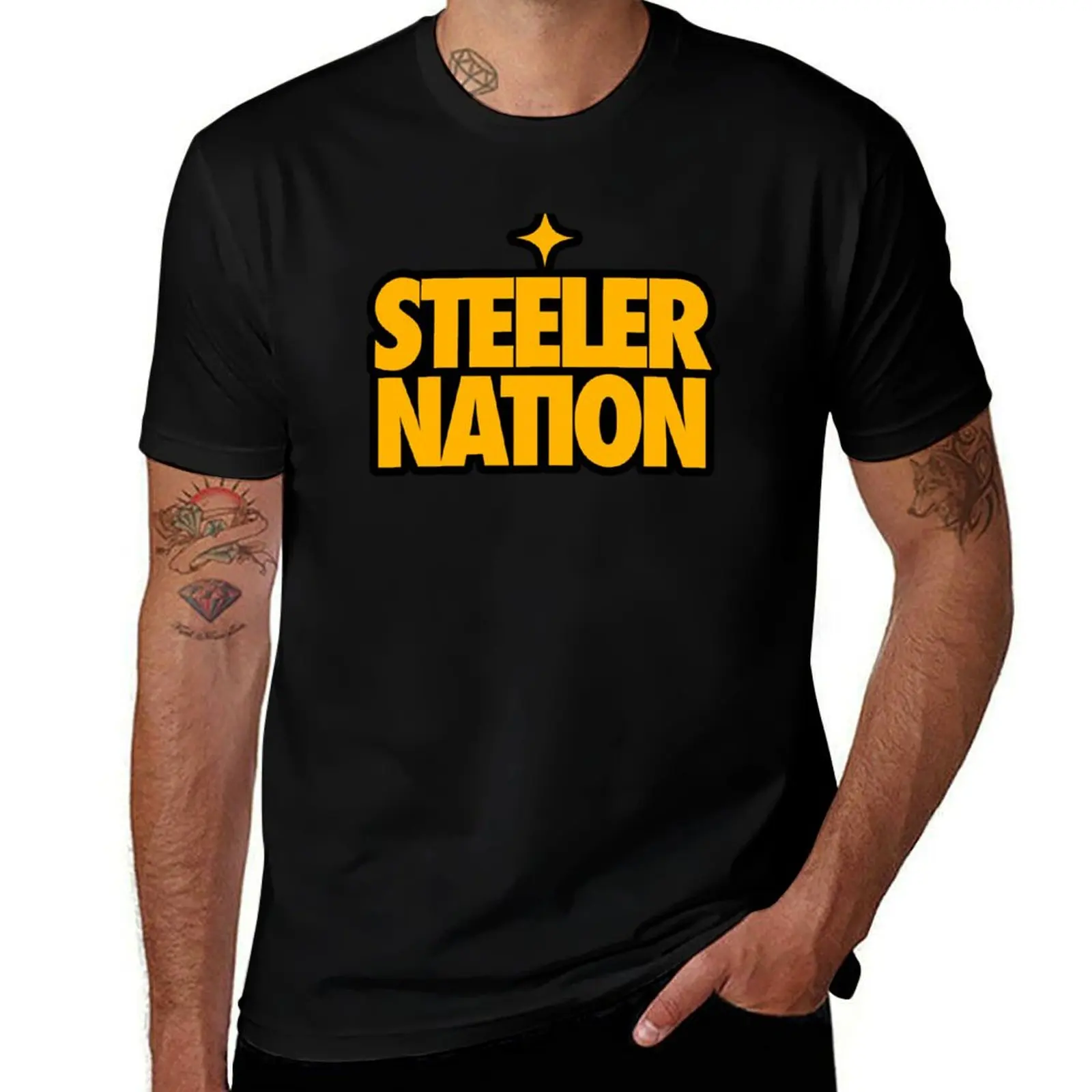 

STEELER NATION (*ORIGINAL DESIGN*) T-Shirt animal prinfor boys basketball graphic tees custom t-shirts mens clothes