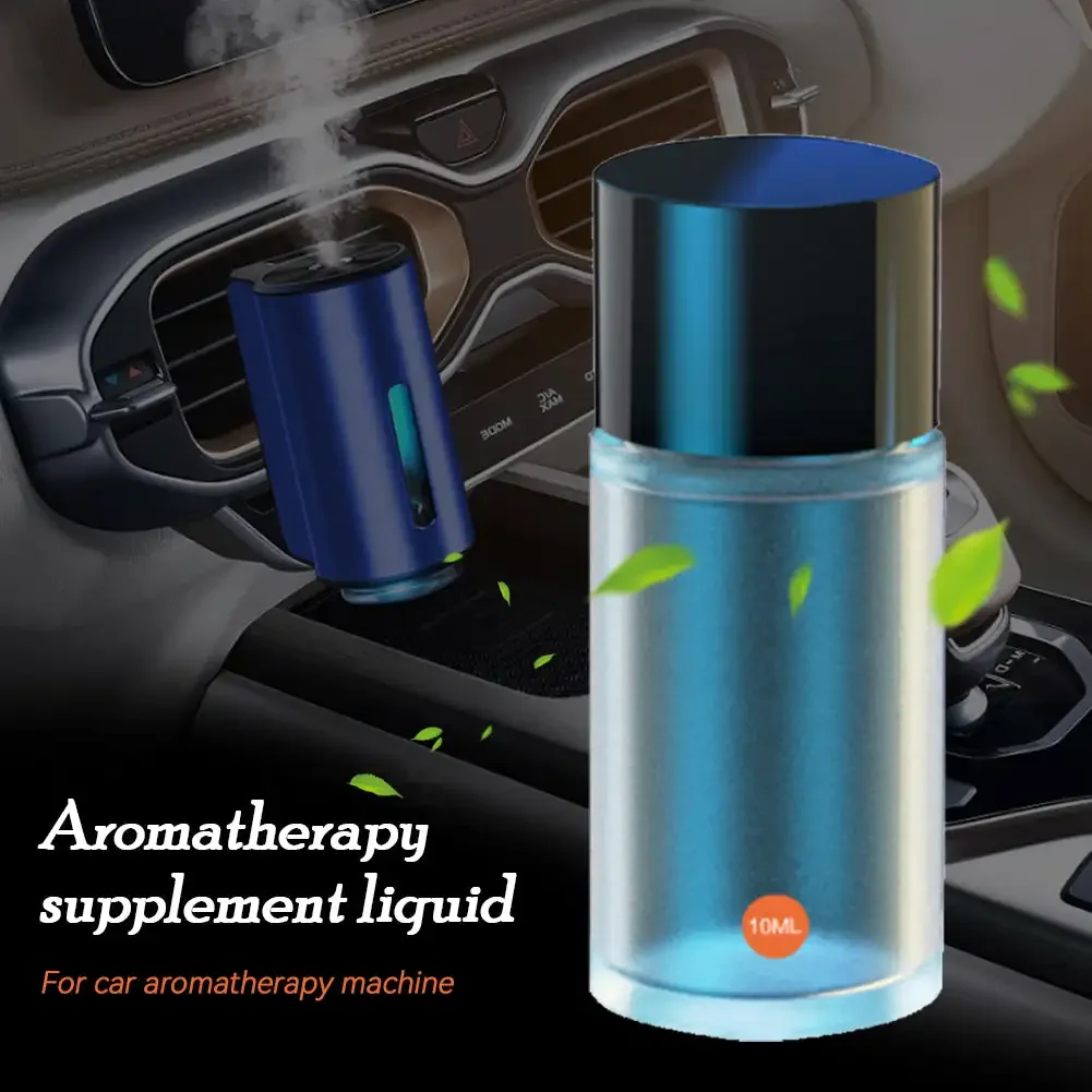 10ml Car Air Outlet Perfume Refill Liquid Strong Aroma Essential Oil with Dropper Auto Fragrance Aromatherapy Supplement Liquid