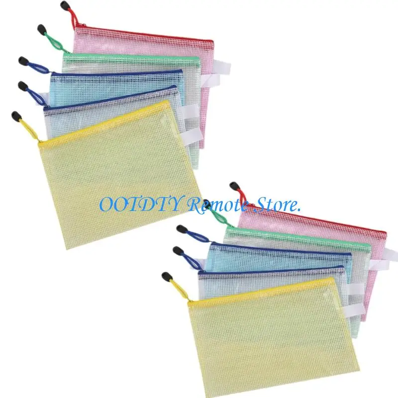 DXAB 10 PCS B4 Clear File Filed Folder Bag Bag zip bag docum
