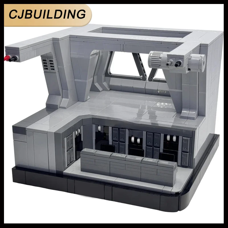 

1175 деталей MOC-182897: Модель командного моста из серии Star Movie, диорама, конструктор, креативные идеи для самостоятельной сборки, игрушка, подарок