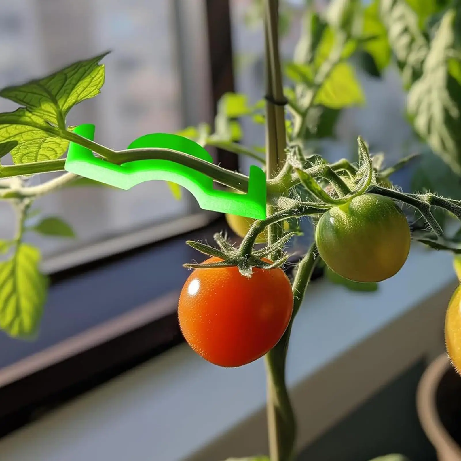 

20 шт. зажимов для формирования растений, тренажеры для манипуляции с ростом, клипсы для изгиба веток, аксессуары для ухода за томатами