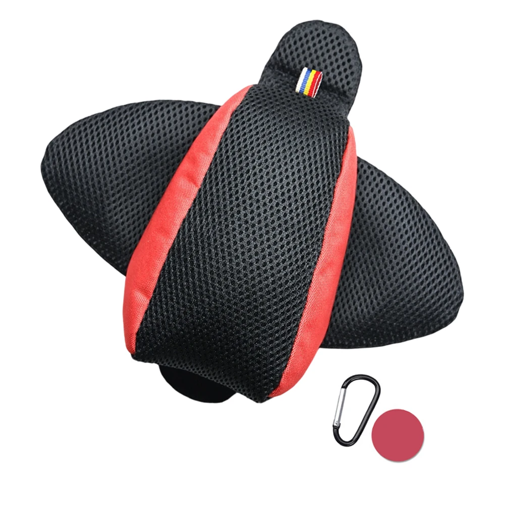 Shock Absorbing Magnetic Tank Pad for Motorcycles with Collision Design and Flying Fish Graphic Red Color Shock