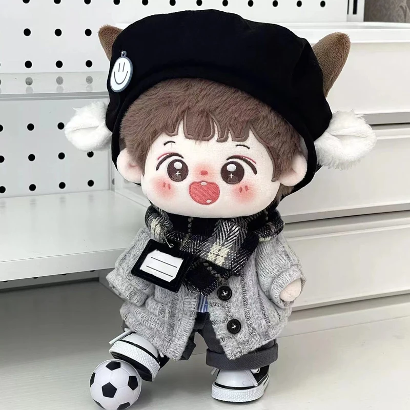 

20cm cotton doll outfit set, internet famous handsome leather doll outfit, motorcycle outfit, handmade BJD doll outfit no doll