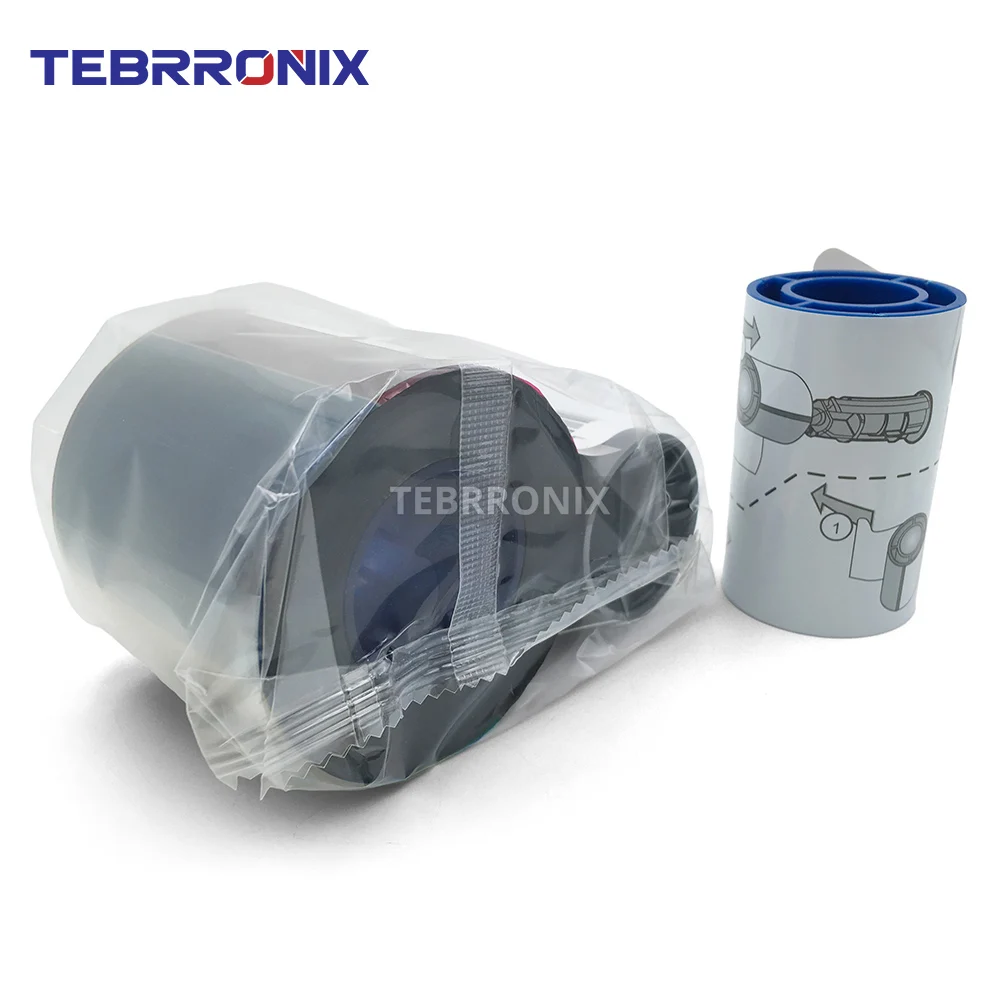 534000-003 شريط ألوان YMCKT جديد لطابعة بطاقات Datacard SP35 SP35Plus SP55 SP55Plus SP75 SP75Plus 500 طباعة/لفة #3