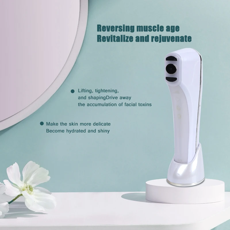 Mini HIFU Machine Warmed Up Protable Women Face lifting anti-wrinkles RF EMS Beauty Device Facial Machine Neck Chin Eyes Care