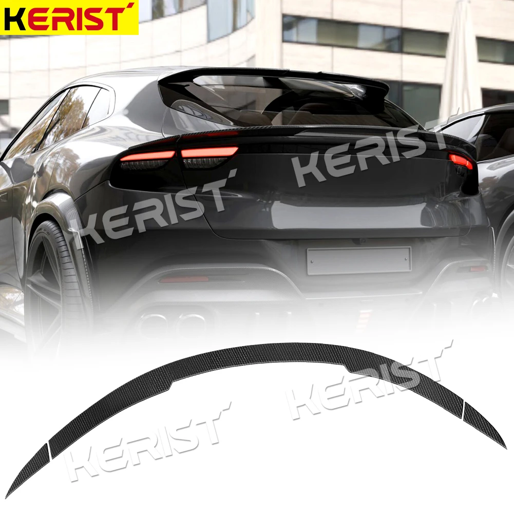 

Real Carbon Fiber Rear Trunk Wing Spoiler Lip Wing For Ferrari purosangue 2019-2023