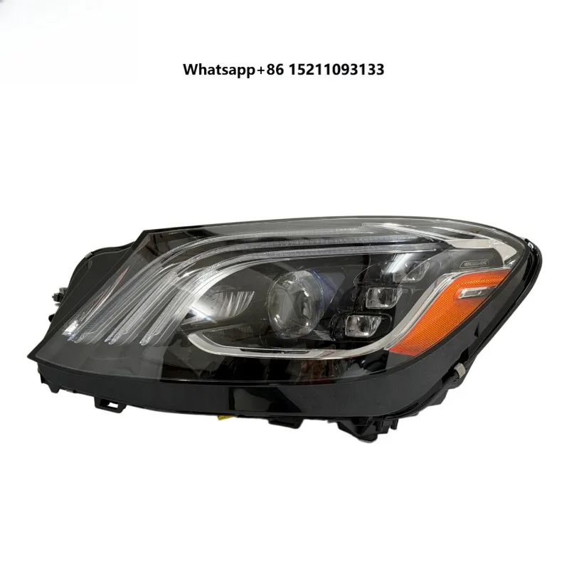 High-quality Original 2018-2020  Version S-Class W222 S580 S63 AMG Later High-end Geometric Multi-beam LED Headlights