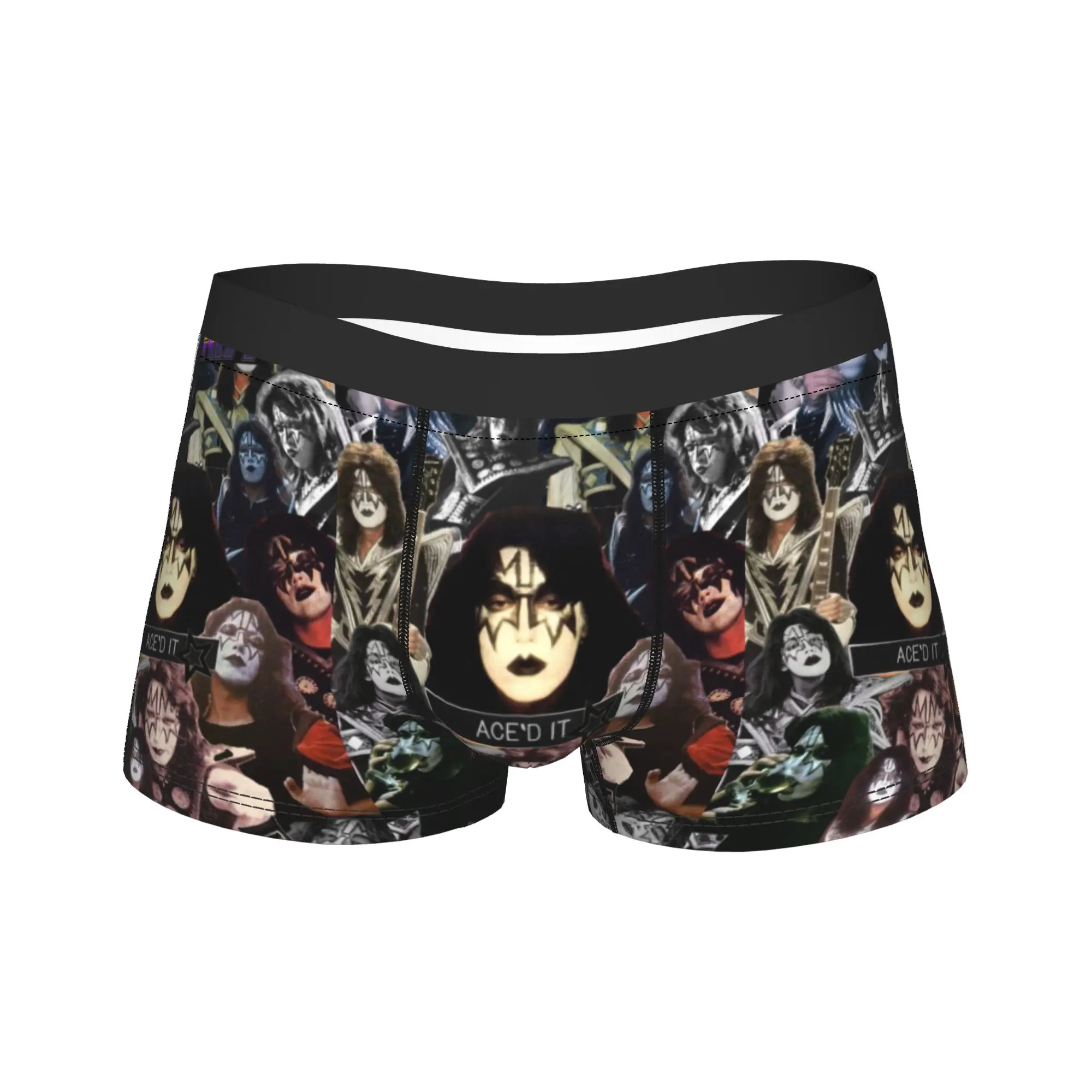 

Мужские боксеры Spaceman Ace Frehley Kiss Band, мягкое нижнее белье, шорты-боксеры
