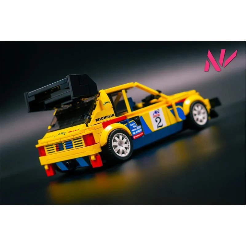 

MOC-182029Новый классический культовый 205 T16Urban, модель спортивного гоночного автомобиля, 408 деталей, игрушка на день рождения для мальчиков и детей, подарок