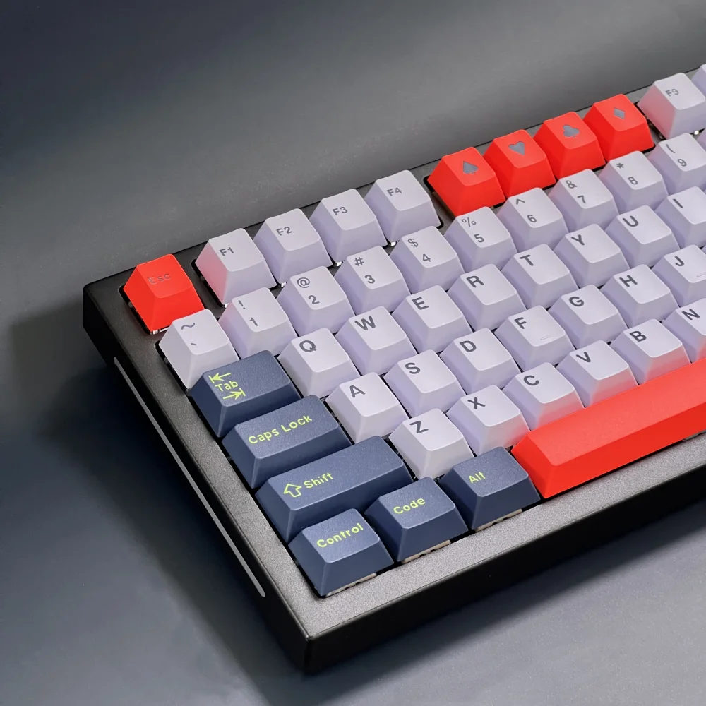 173 Keys Cherry Profile Grand Prix Keyboard Keycaps Double Shot ABS Keycaps for Gateron Cherry MX Switches Mechanical Keyboard