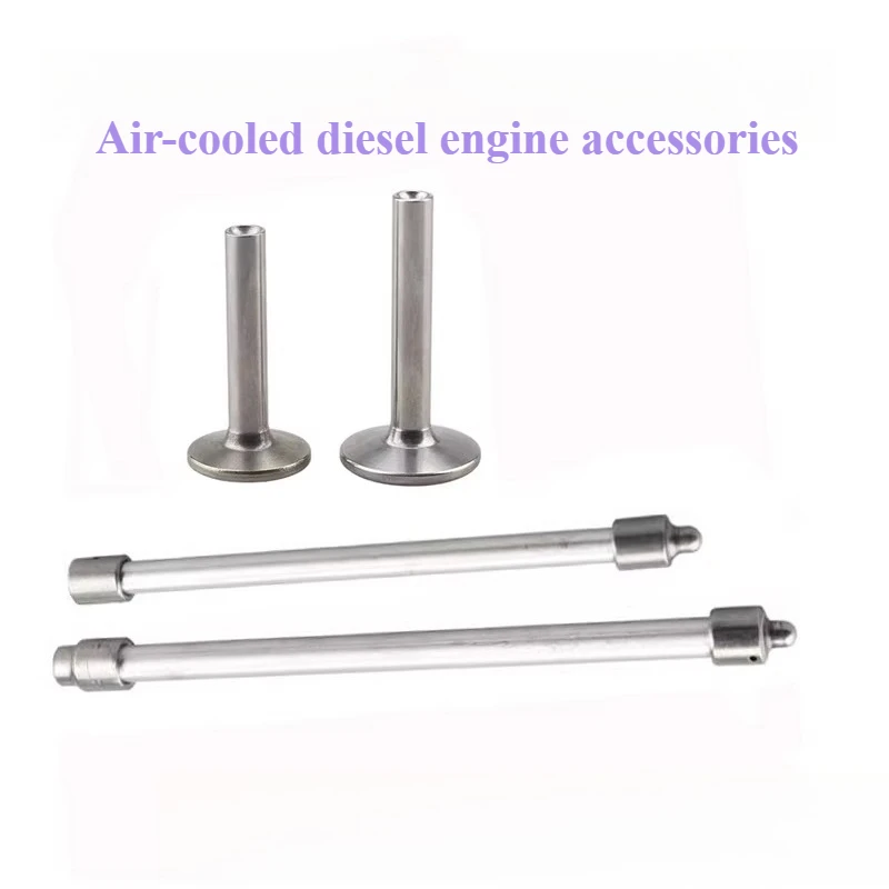 4pcs 173F 178F 186FA 188F 192F 1100F Valve Push Rod & Valve Tappet for Air Cooled Diesel Engine