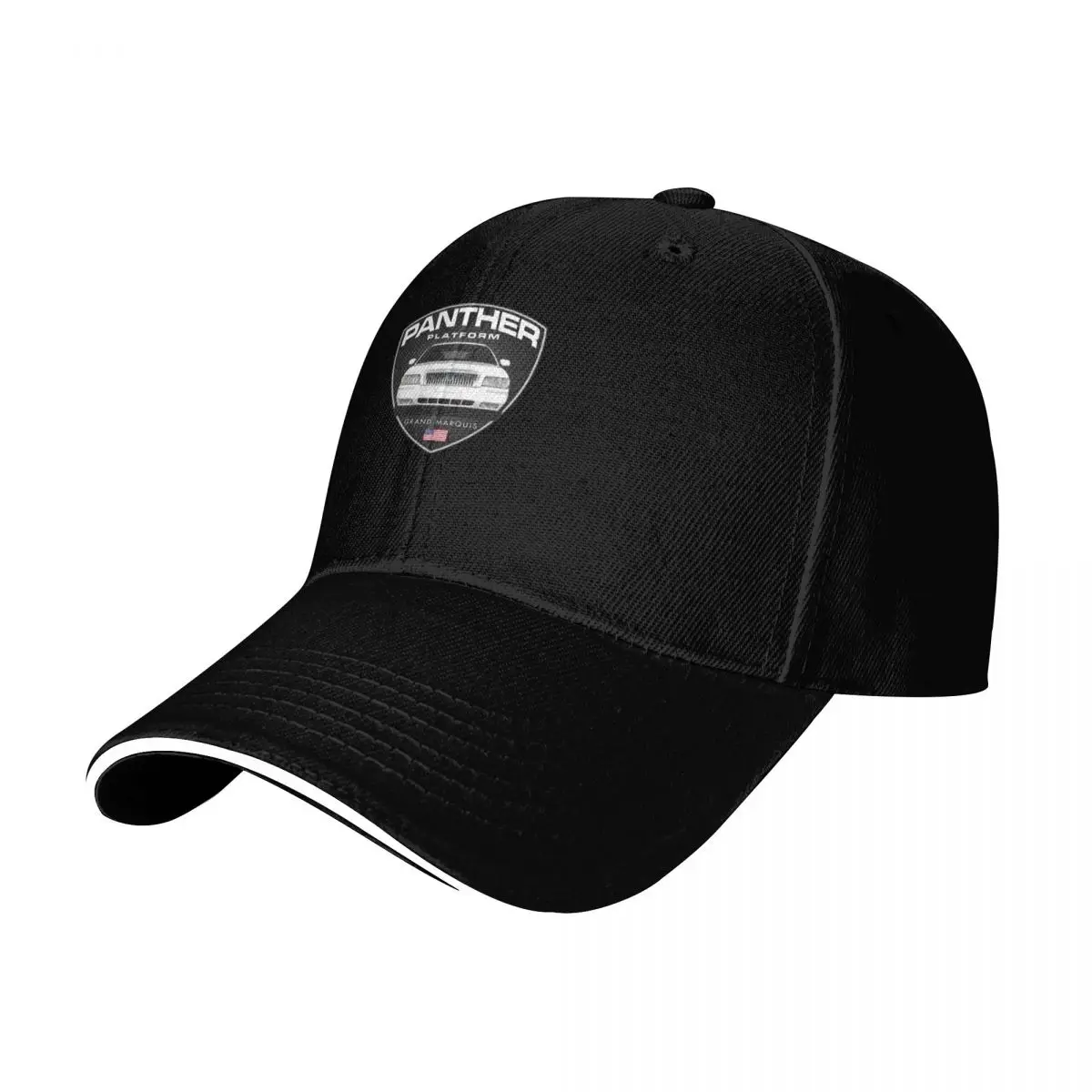 

Panther Platform - Grand Marquis White Car Baseball Cap Luxury Man Hat fishing caps man Icon Beach Sun Hats For Women Men's