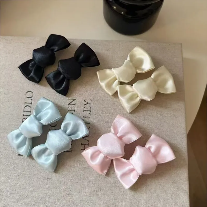 

Fashion Baby Girl Princess Bow Hairclip Infant Toddler Child Elegant Silk Hairpin Headwear Party Birthday Xmas Hair Accessories