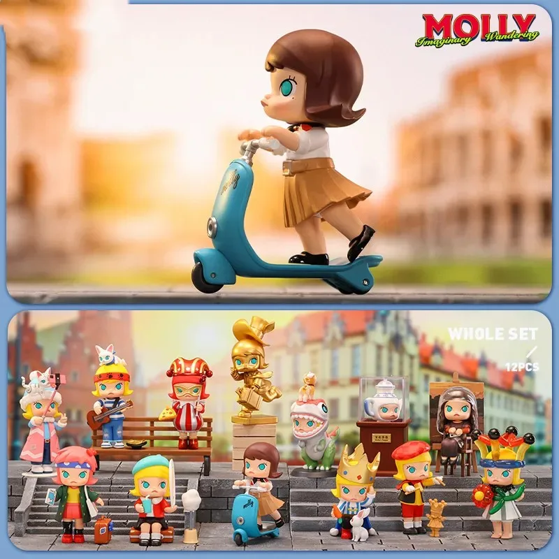 MOLLY Imaginary Wandering Series Blind Box Toys Mystery Box Mistery Caixa Action Figure Surpresa Model Birthday Gift