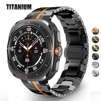 Correa de titanio para Samsung Galaxy Watch Ultra 2025, pulsera para hombre, Correa de Metal de lujo para samsung 7 ultra GALAXY ULTRA 47MM
