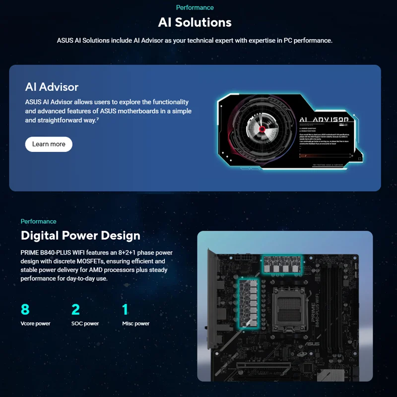 اللوحة الأم ASUS PRIME B850-PLUS WIFI Master/TUF/ROG تدعم وحدة المعالجة المركزية 7800X3D/9800X3D(AMD B850/B650 AM5) مدفع ثقيل TUF B85
