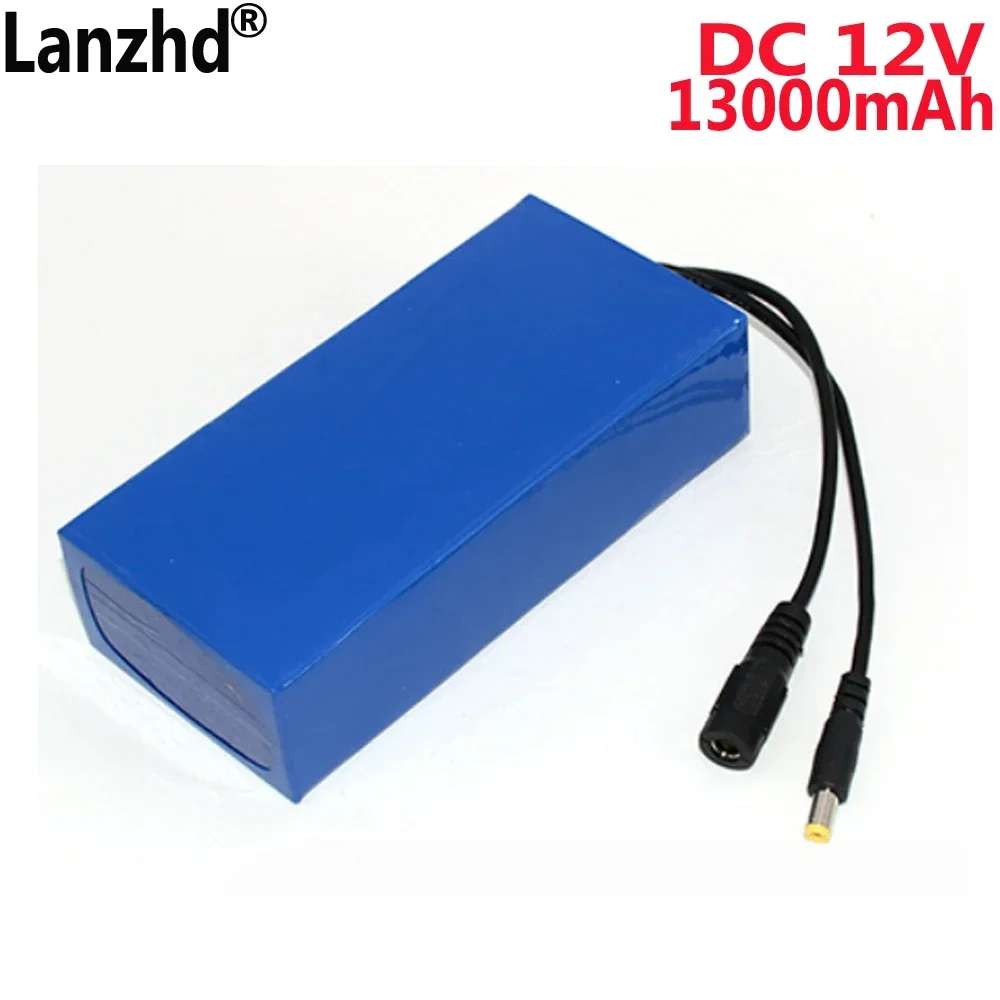 18650 Battery Pack 3S4P DC 12V 13000mAh For Led Light Strip Instrument Monitoring Equipment Loudspeaker Outdoor Night Battery