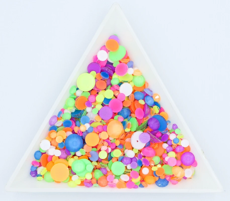 All Sizes Fluorescence Glass Nail Art Non Hotfix Rhinestones SS4-30 Strass Nail Art Decorations Rhinestones Luminous Crystal AB