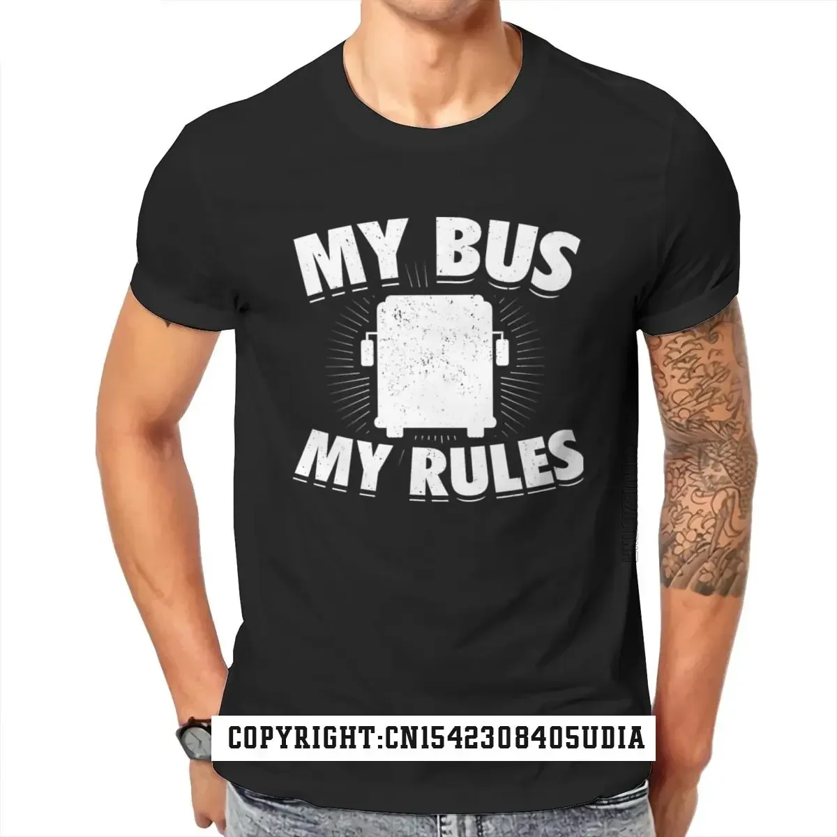 

Футболка My Bus My Rules для водителя автобуса, занятая футболка унисекс с рисунком Хезер и призма, модная большая семейная футболка, мужские Топы И Футболки, крутые