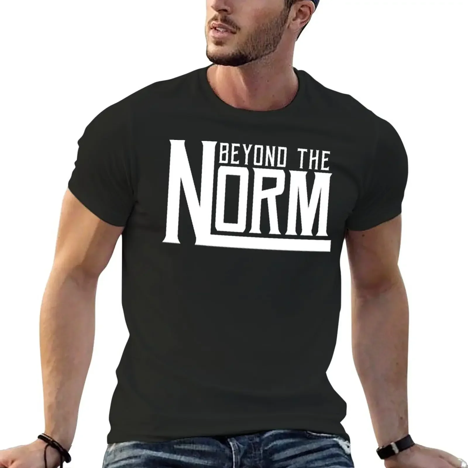 Beyond The Norm - White T-Shirt hippie clothes Blouse tshirts for men