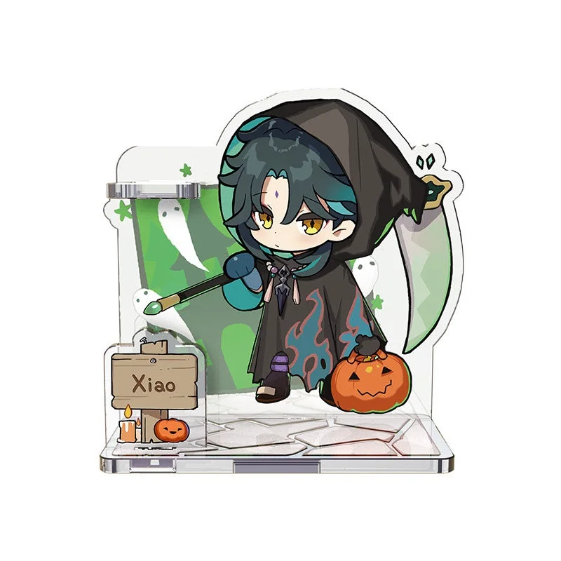 Sunsyea Genshin Tác Động Chính Thức Merch MiHoYo Ban Đầu Xác Thực Halloween Túi Đeo Chéo Nữ Series Acrylic Chấp Bút Đứng Tiểu Hutao