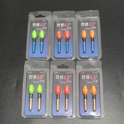 2pcs/lot Light Stick Yellow/Red/Orange Lightstick Work With CR322 LED Luminous Float Tool Night Fishing Bobber Accessory A278