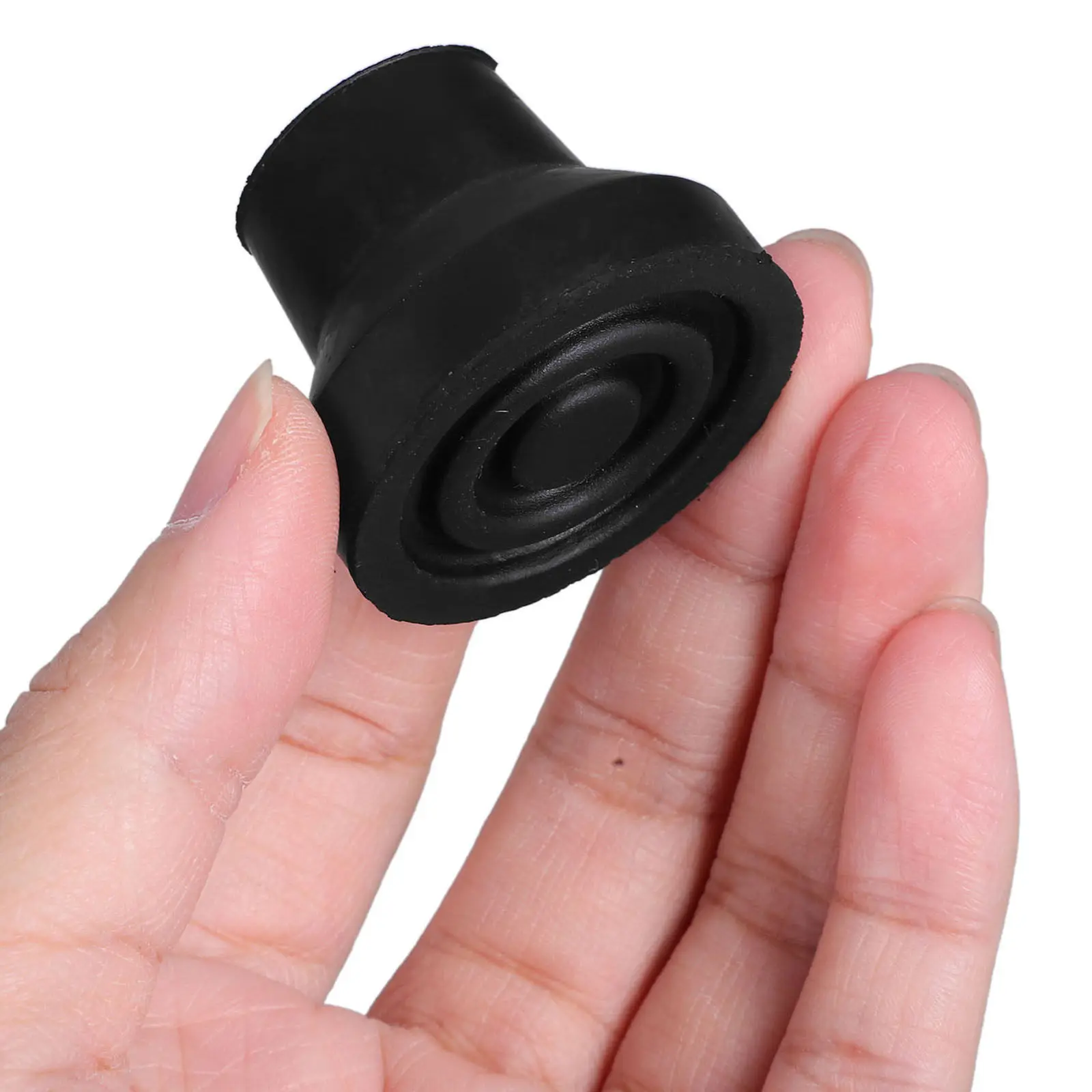 8Pcs Quad Walking Stick Rubber Tips Replacement Crutches Rubber Feet For Seniors Non- Cane Stoppers Thickened