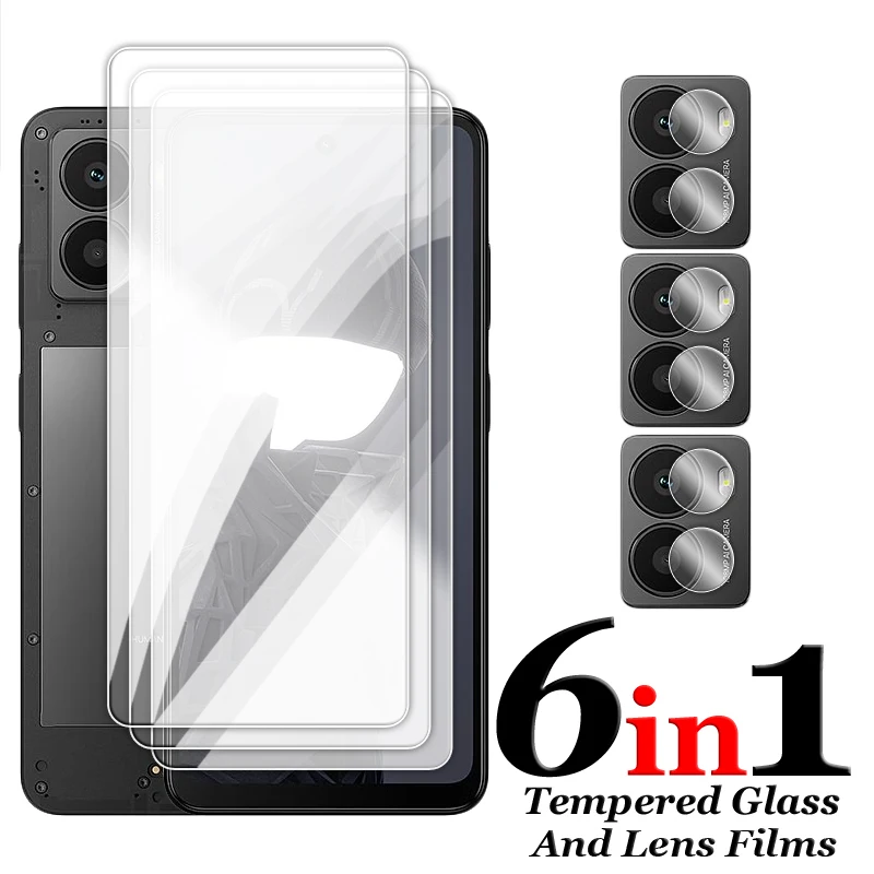 

For HMD Fusion 5G Glass For HMD Fusion Tempered Glass 6.56 inch Transparent HD Screen Protector For HMD Fusion Lens Film