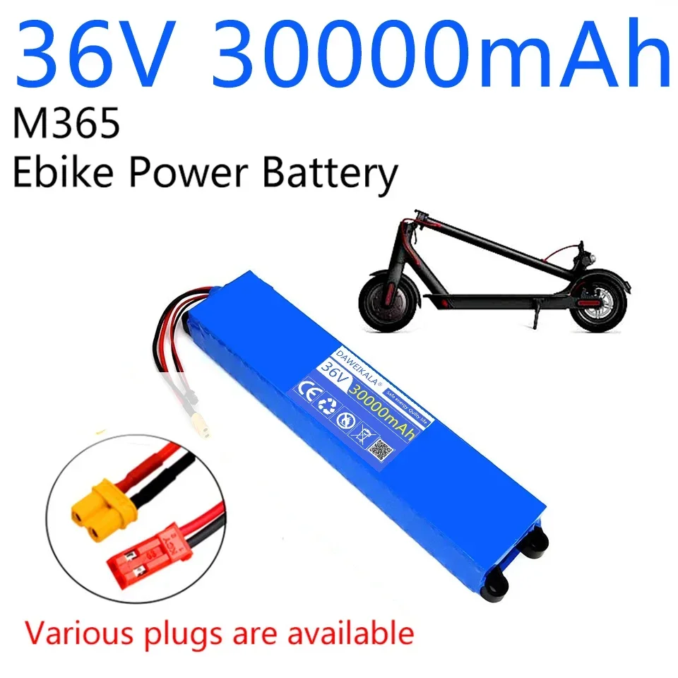 

36V 10S3P 30000mAh 36v Electric Scooter batteries Pack 18650 Lithium for Xiaomi Mijia M365 36v Battery Scooter