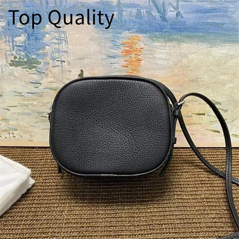 

2024 Women's Round Compact and Portable Design with Large Capacity Multiple Layers Single Shoulder Diagonal Span Bag