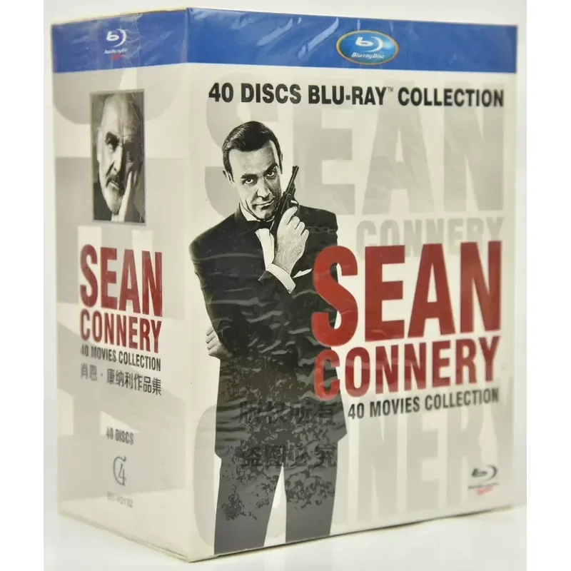 

Sean Connery starred in 40 classic action movies BD high definition 1080p Blu-ray 40 discs