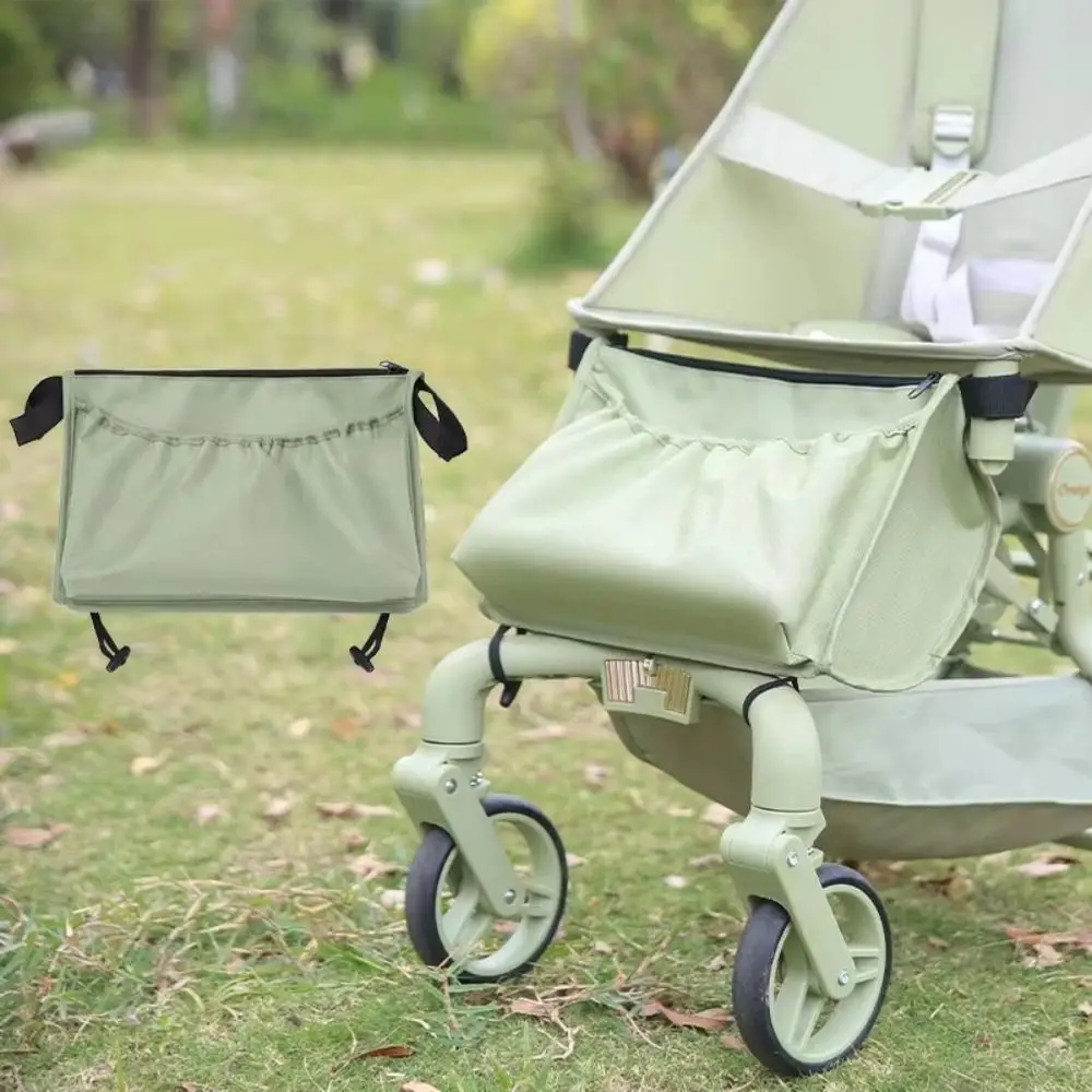 Multifunction Stroller Storage Bag Large-capacity Waterproof Stroller Hanging Bag Diaper Bottle Oxford Cloth Mommy Bag